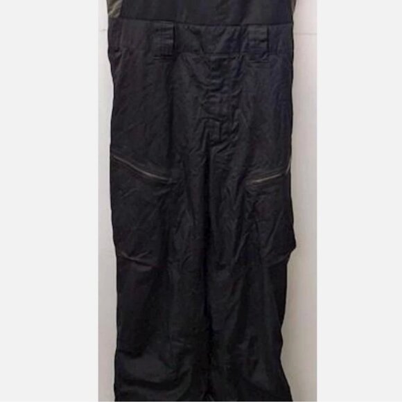 Mountain Hardwear Firefall Bib Men’s Small Snow Ski Pants Overalls Black Gray - Picture 3 of 7